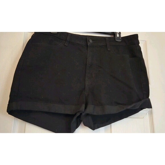 Old Navy Womens High Rise Wow HR Short Black Jack Jean Shorts Size 14 3" Plus Sz - Picture 3 of 12